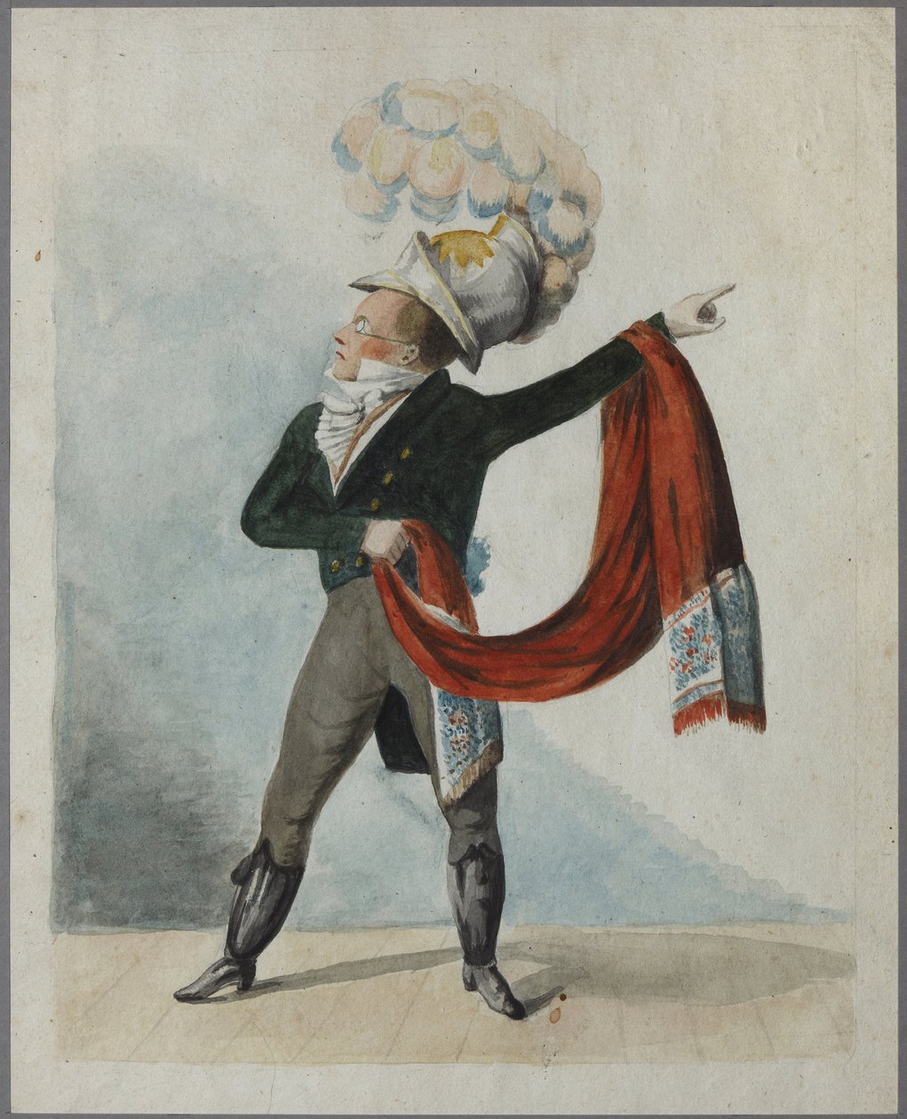 Fjodor Fjodorovich Kokoshkin (1773-1838) af Sotnikov, Fjodor Grigoryevich (aktiv i begyndelsen af det 19. århundrede). Akvarel på papir, første kvartal af 1800-tallet, State Museum of A.S. Pushkin, Moskva af Fyodor Grigoryevich Sotnikov