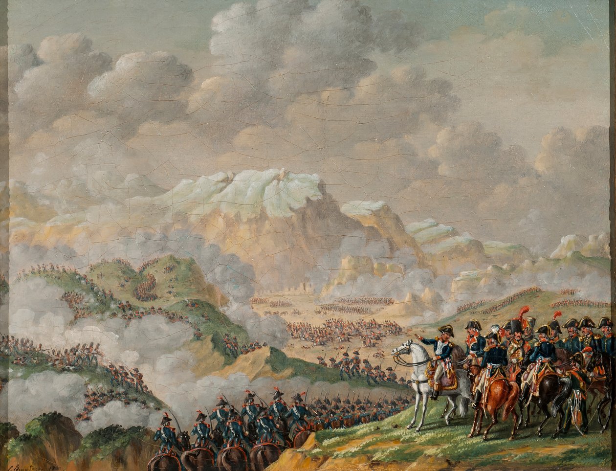 Slaget ved Rivoli, 13. januar 1797, 1835 af G. Beaufort