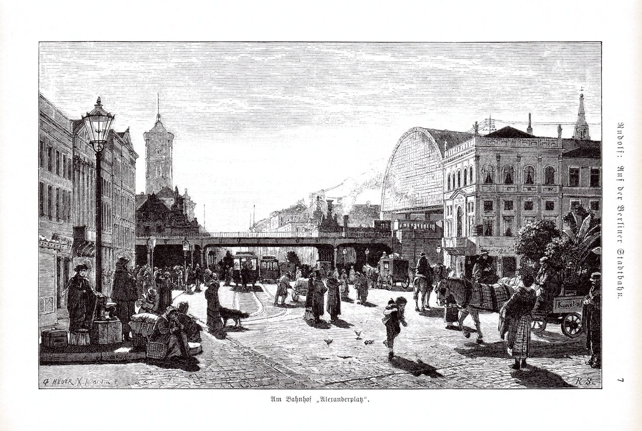 På Alexanderplatz station af G. Heuer