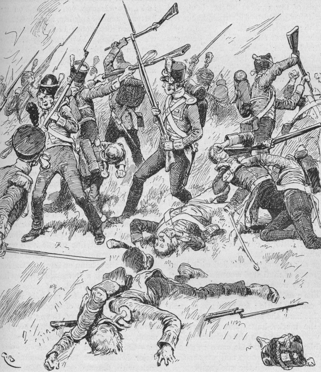 Al dannelse gik tabt, og hver mand kæmpede for sig selv, 1902 af GB