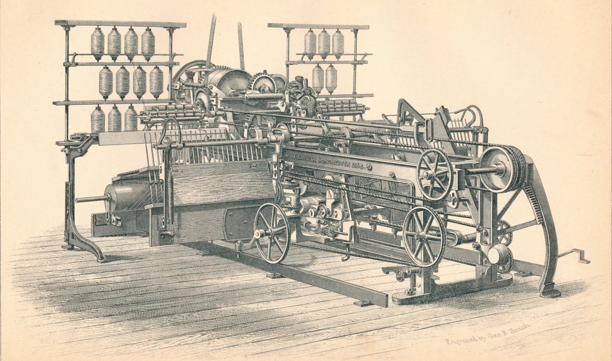 Selvvirkende Mule. Sharp & Roberts Principle, af P. MacGregor, Manchester