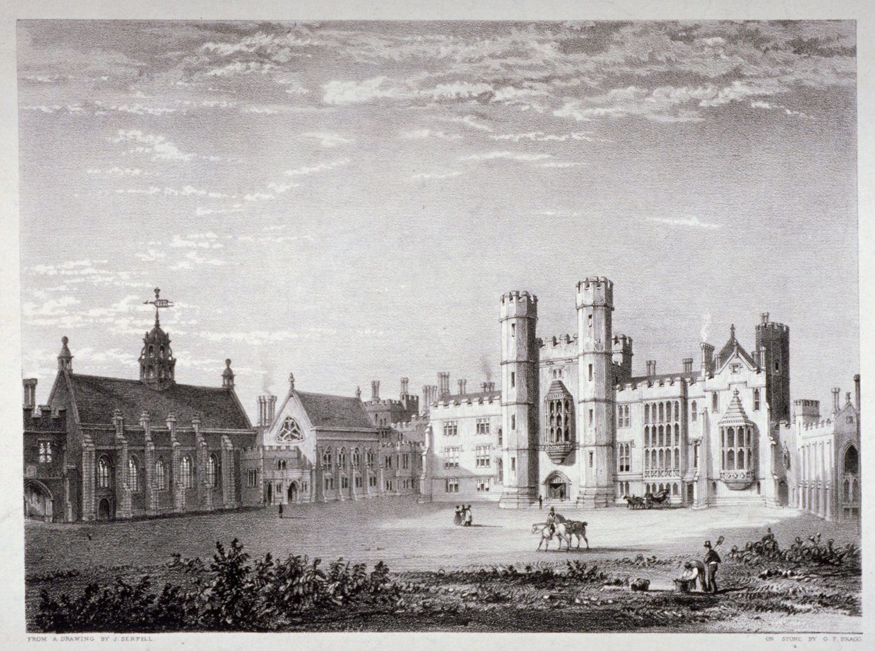 Lambeth Palace, London, c1830 af GF Bragg