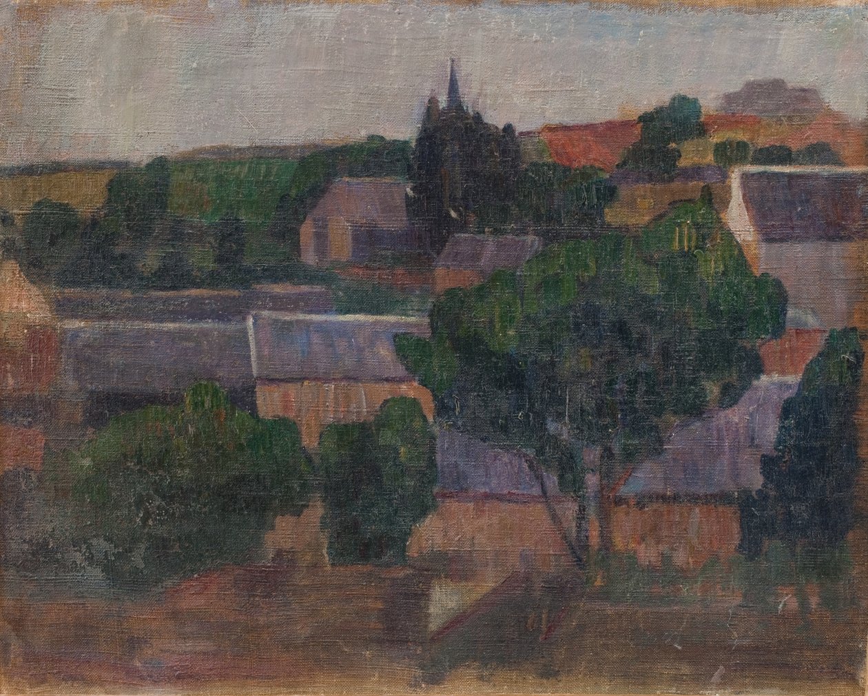 Landsby i Bretagne af G.F. Clement
