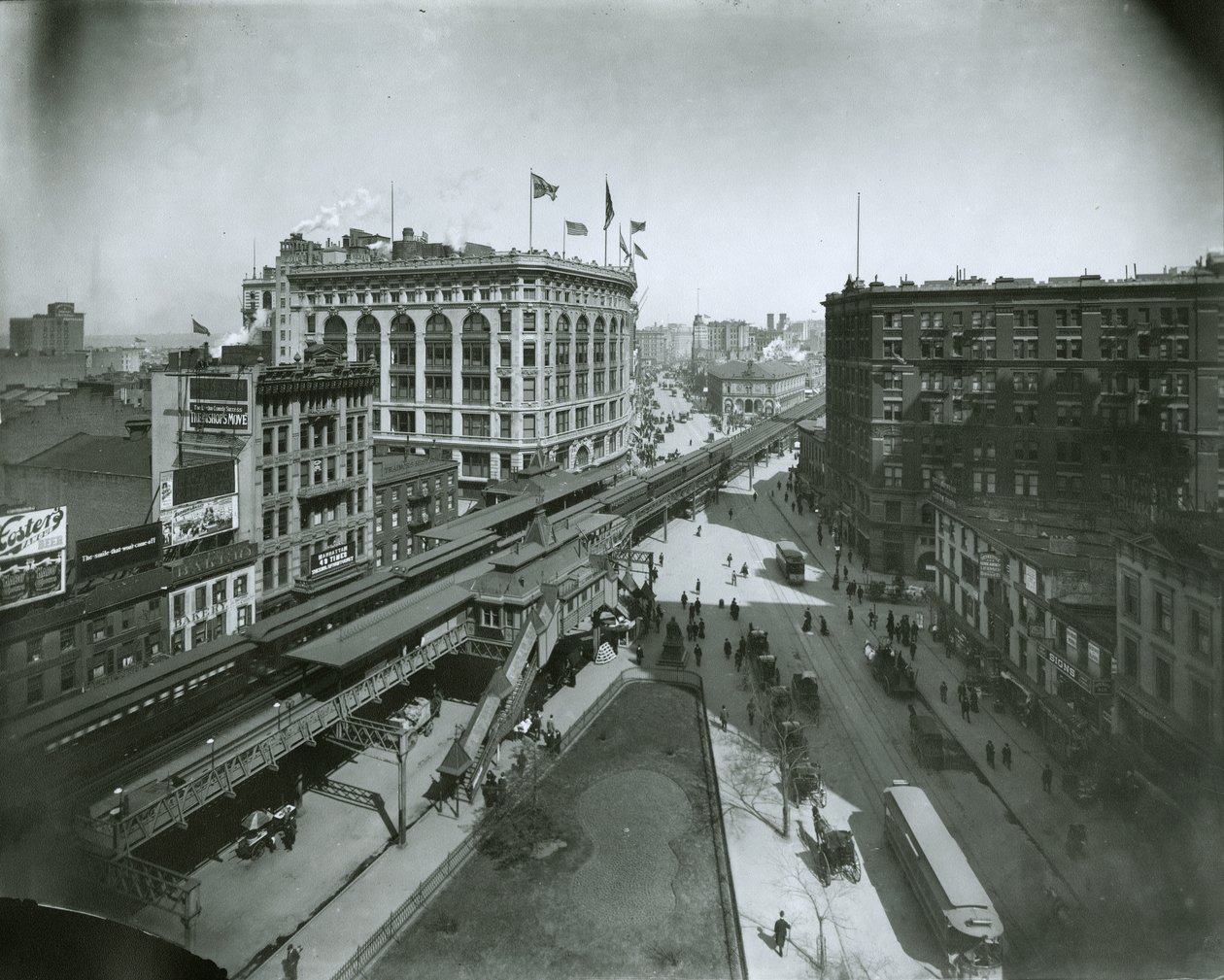 Broadway, nord fra 32nd Street, New York City af G.P. Hall und Sohn