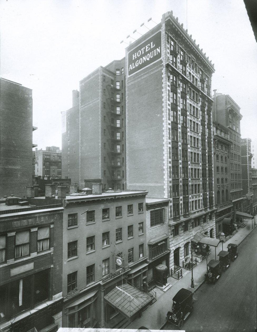 Hotel Algonquin, West 44th Street, New York City af G.P. Hall und Sohn