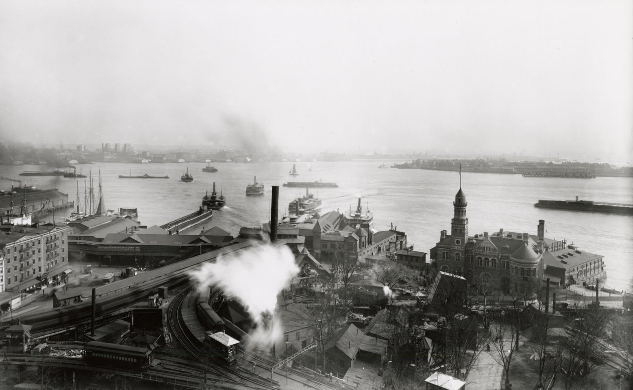 Syd færgeterminal, 1905 af G.P. Hall und Sohn