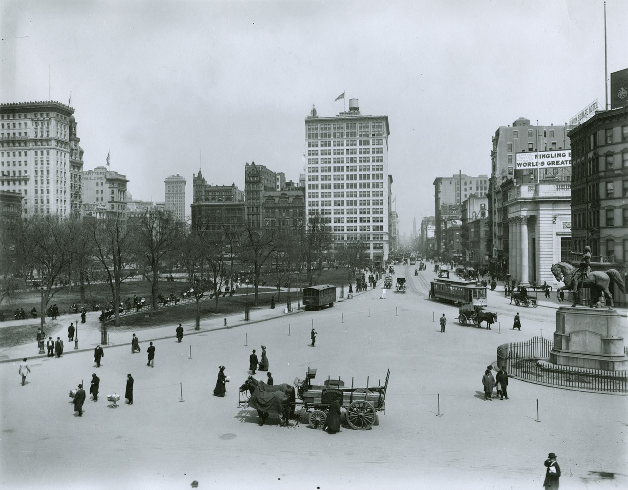 Union Square, New York City af G.P. Hall und Sohn