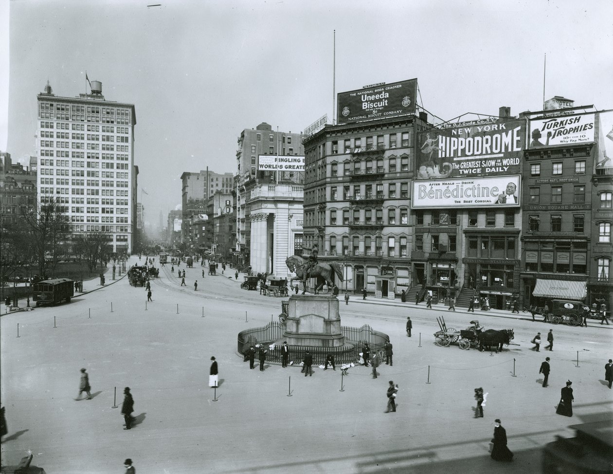 Union Square og Fourth Avenue, New York City af G.P. Hall und Sohn