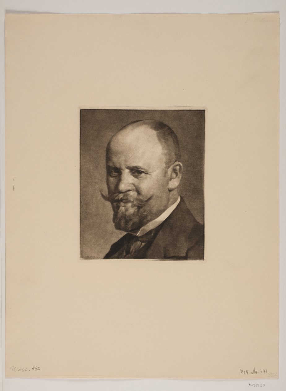 Maleren Otto Balle af G.V. Blom