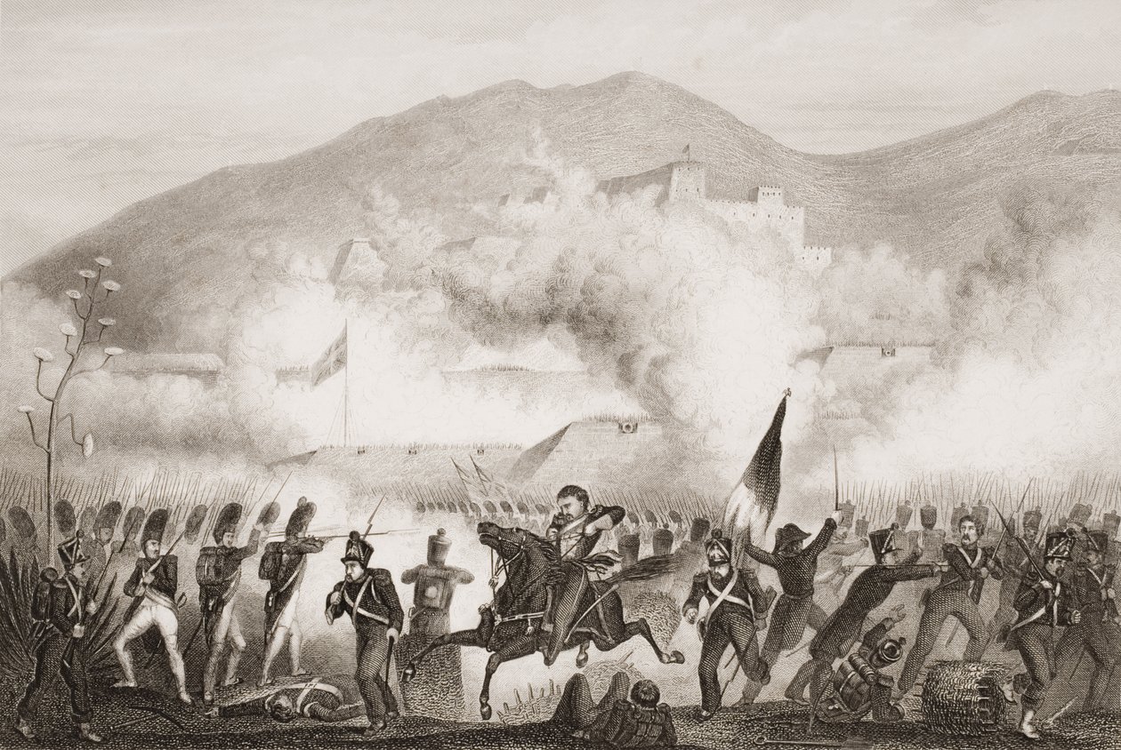 Torres Vedras, 1810, illustration fra 