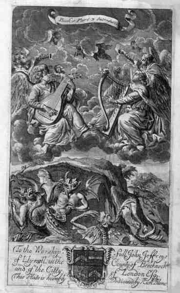 Scene of Heaven and Hell, illustration fra introduktionen til bog 1, del 3 af 
