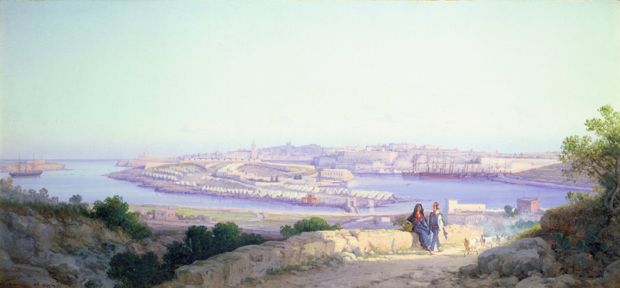 Infanterilejren ved Lazaretto, Malta af G. Gianni