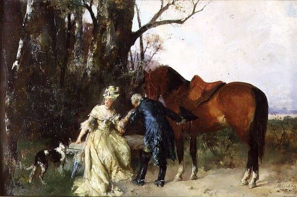 En ridderlig hilsen af G. Hans Buttner
