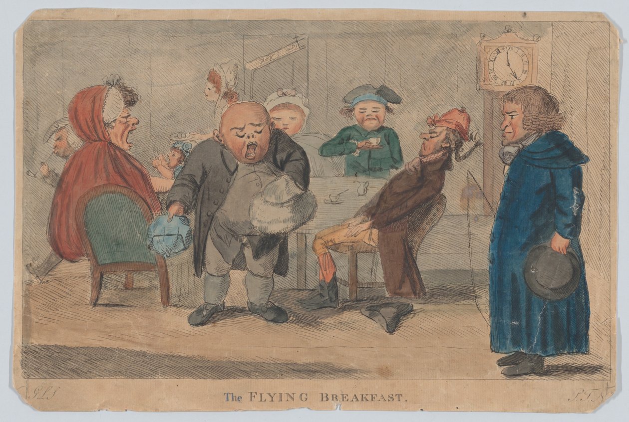 Den flyvende morgenmad, eller indholdet af en natvogn, 9. marts 1792. af G L S