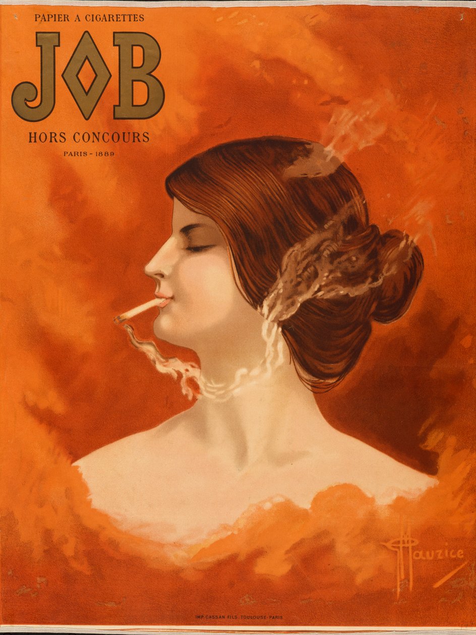 JOB Cigaretpapir — Hors Competition Paris 1889, ca. 1905 (litografi) af G. Maurice