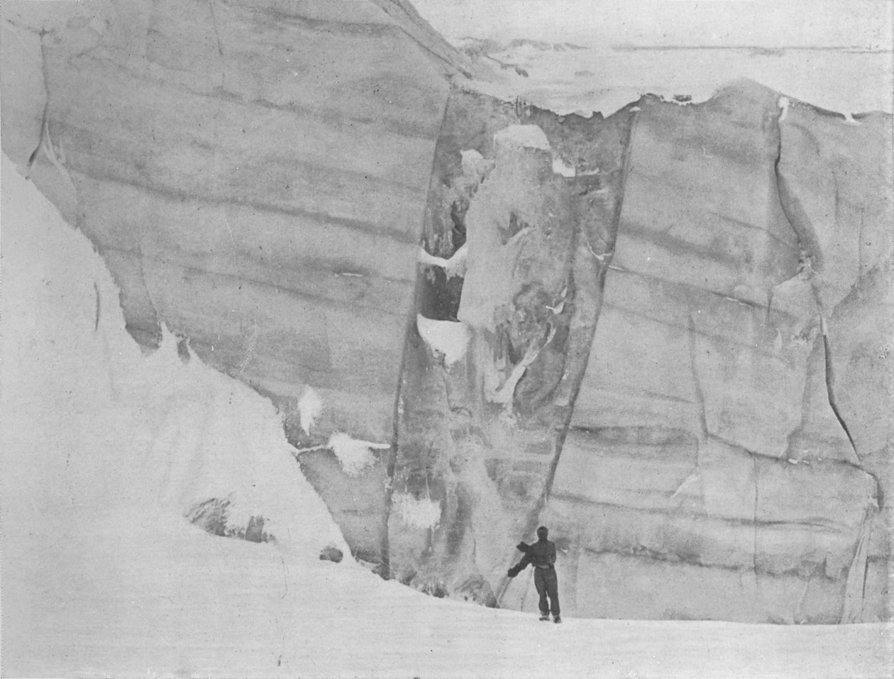 Re-cementeret sprække, c1911, 1913 af G. Murray Levick