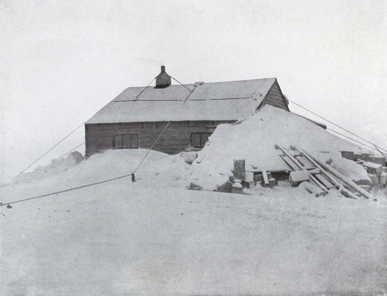 Hytten ved Cape Adare, c1911, 1913 af G. Murray Levick