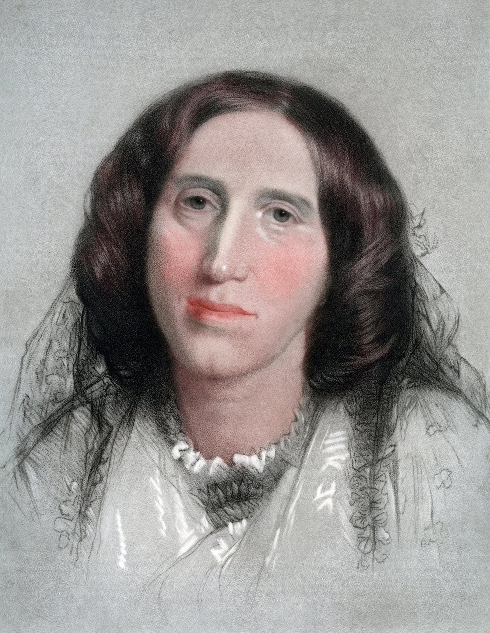 George Eliot, engelsk romanforfatter, 1800-tallet af G Sidney Hunt