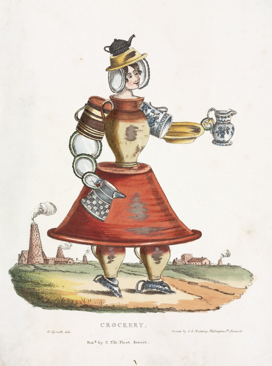 Porcelæn, c.1831 af G. Spratt