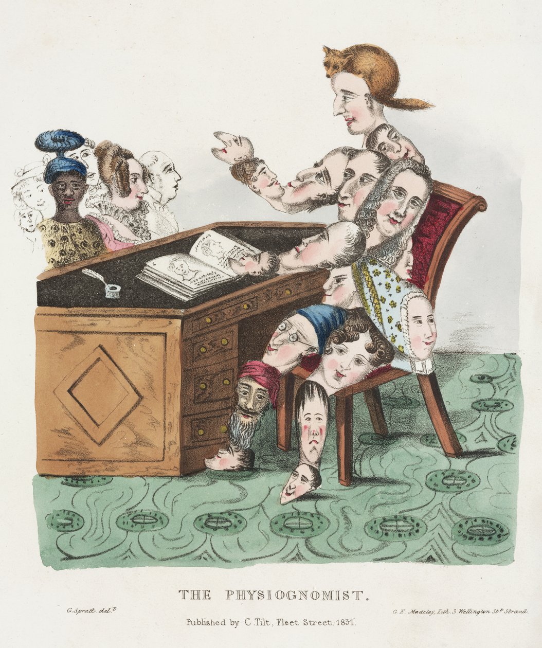 Fysiognomen, 1831 af G. Spratt
