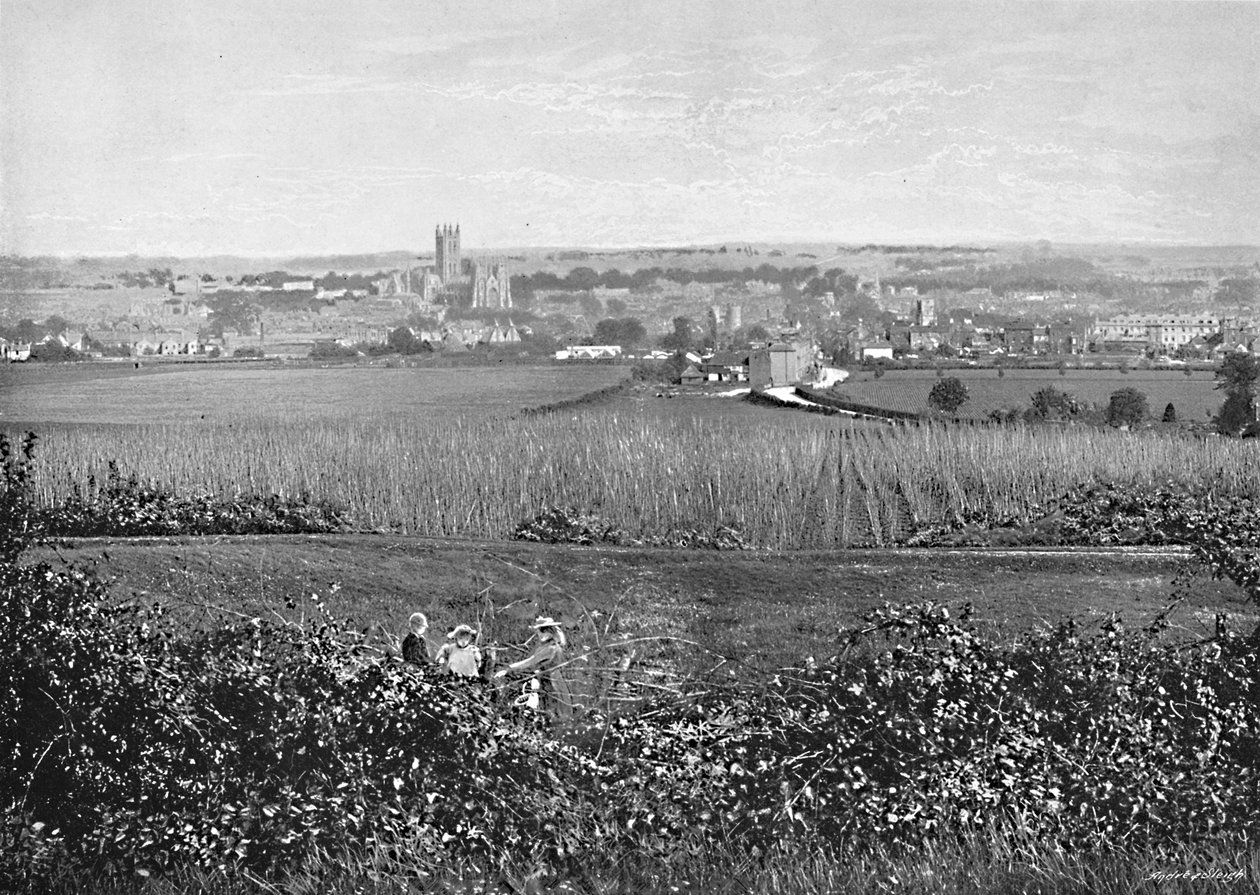 Canterbury, c1896 af G. W. Wilson and Company