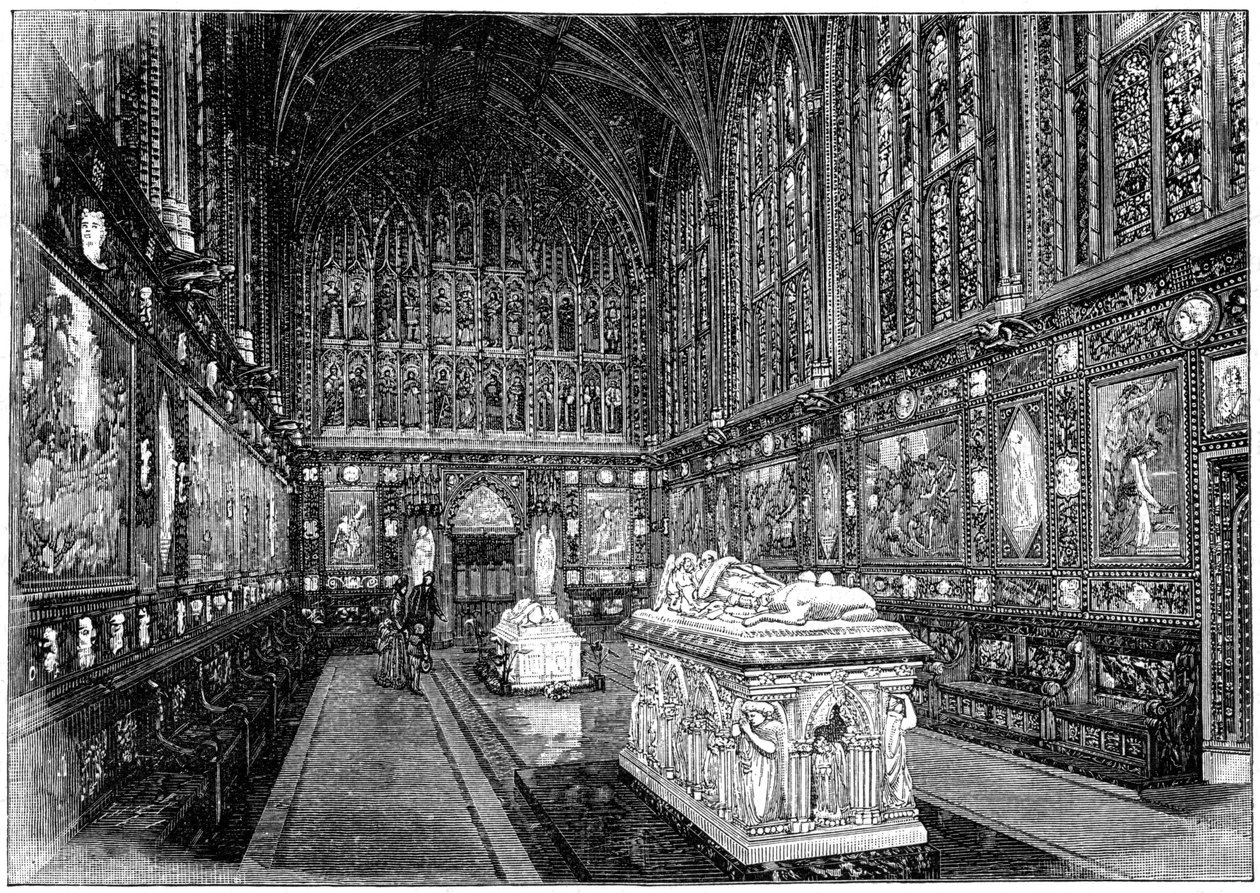 Albert Memorial Chapel, Windsor, 1900. af G. W. Wilson and Company