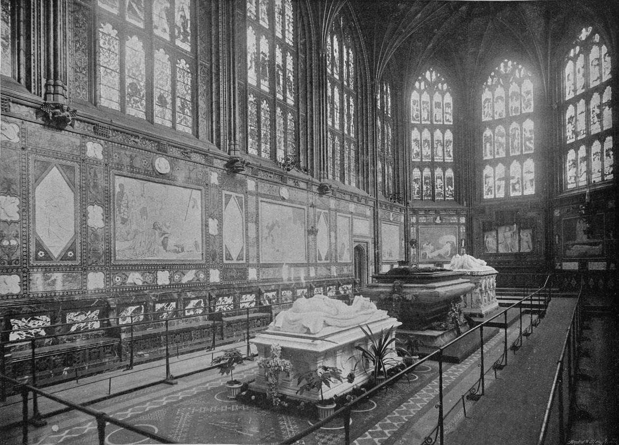 Albert Memorial Chapel, Windsor, c1896 af G. W. Wilson and Company