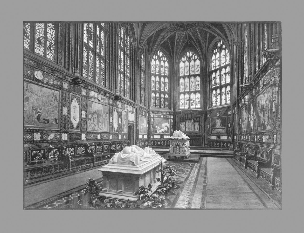 Albert Memorial Chapel, Windsor, c1900 af G. W. Wilson and Company
