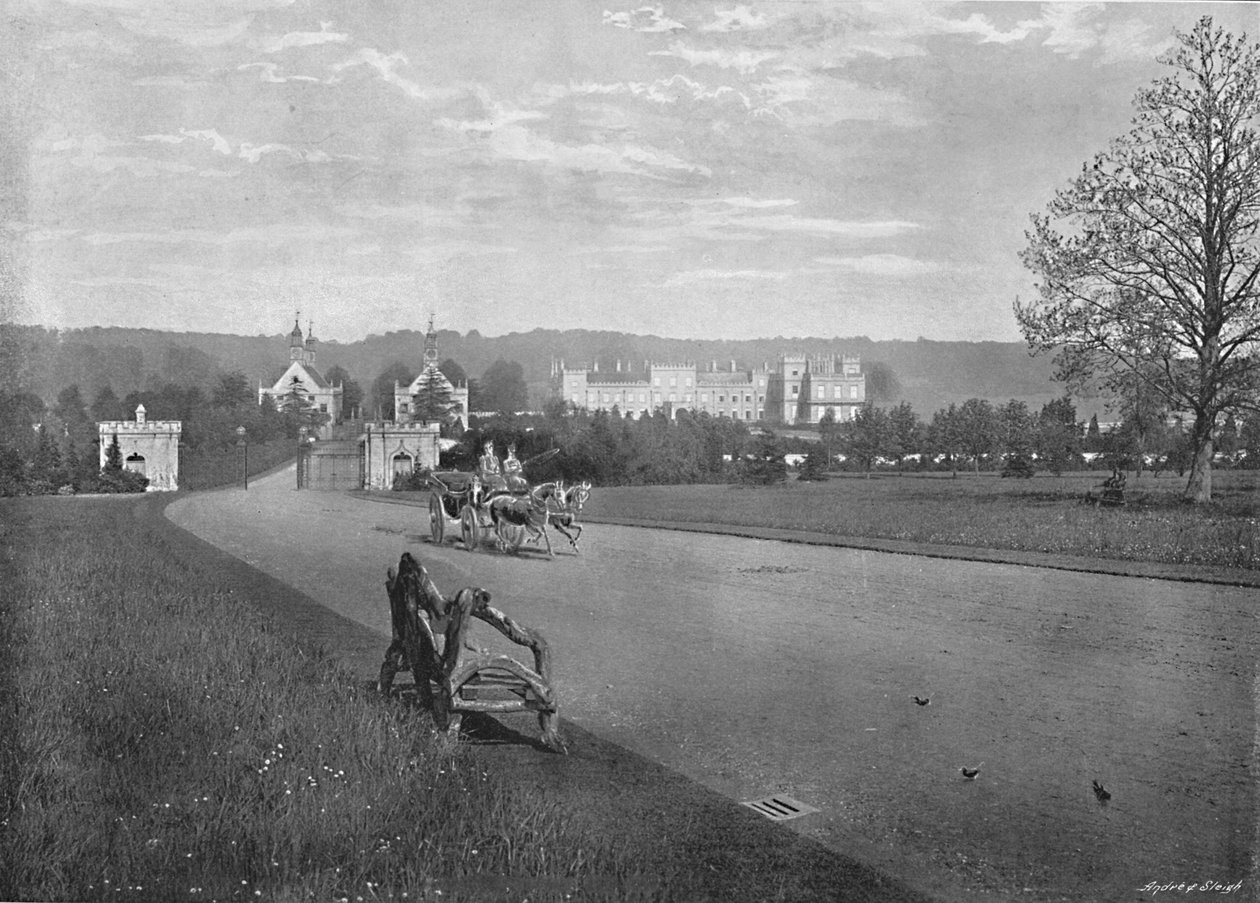Welbeck Abbey, c1896 af G. W. Wilson and Company
