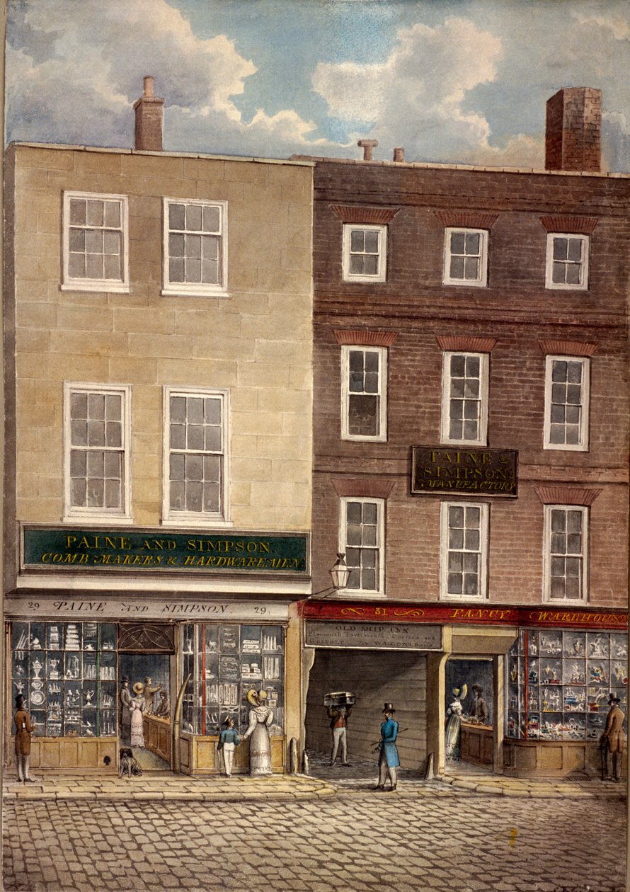 Borough High Street, London, 1830 af G Yates