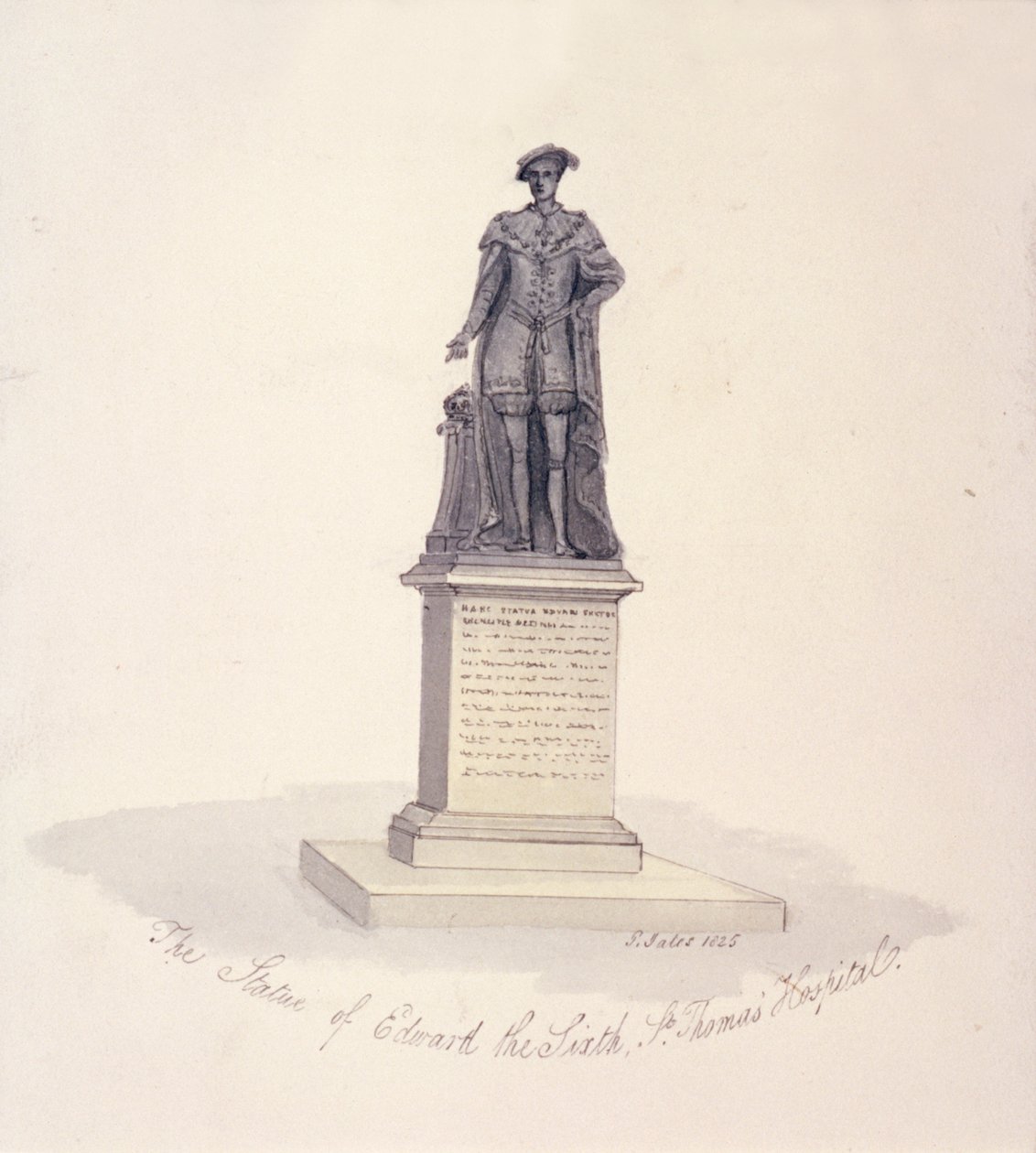 Statue af Edward VI i St Thomas