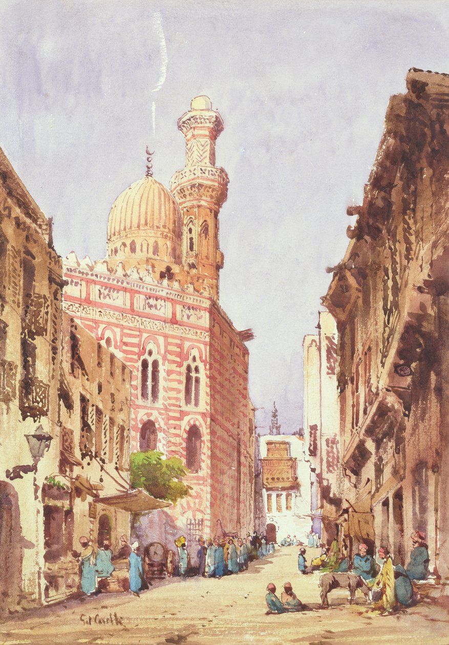 Et gadebillede fra Cairo af Gabriel Carelli