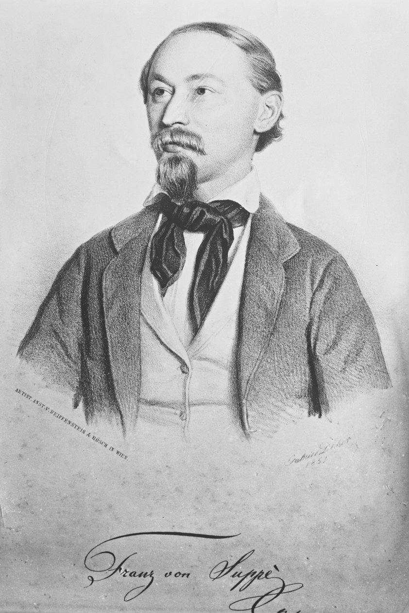 Franz von Suppe (1819-95), østrigsk komponist af Gabriel Decker