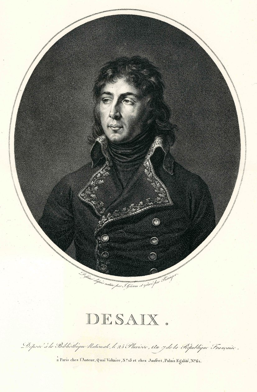 Portræt af Louis Charles Antoine Desaix (1768-1800) af Gabriel Fiesinger