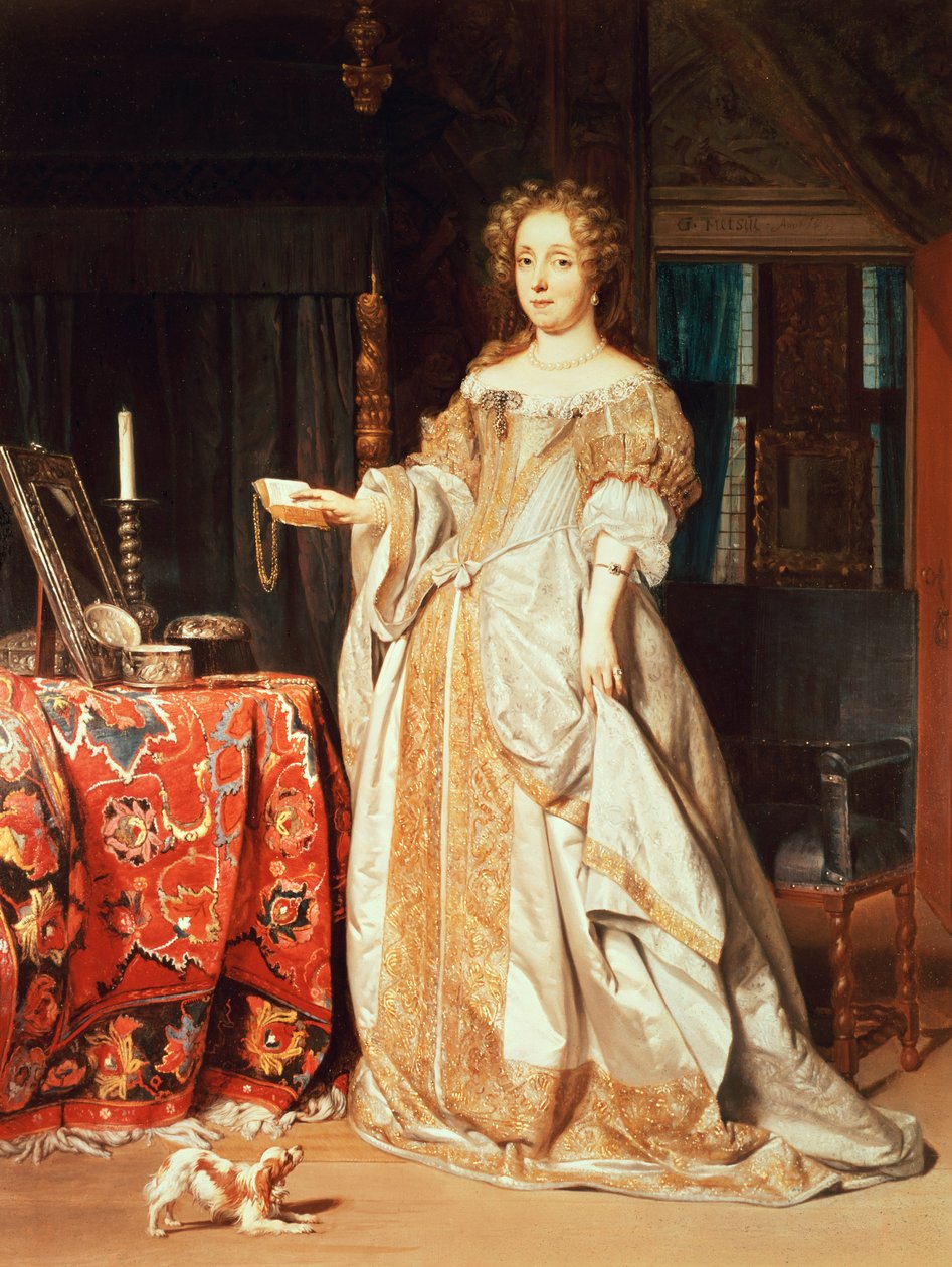 Portræt af en Dame af Gabriel Metsu