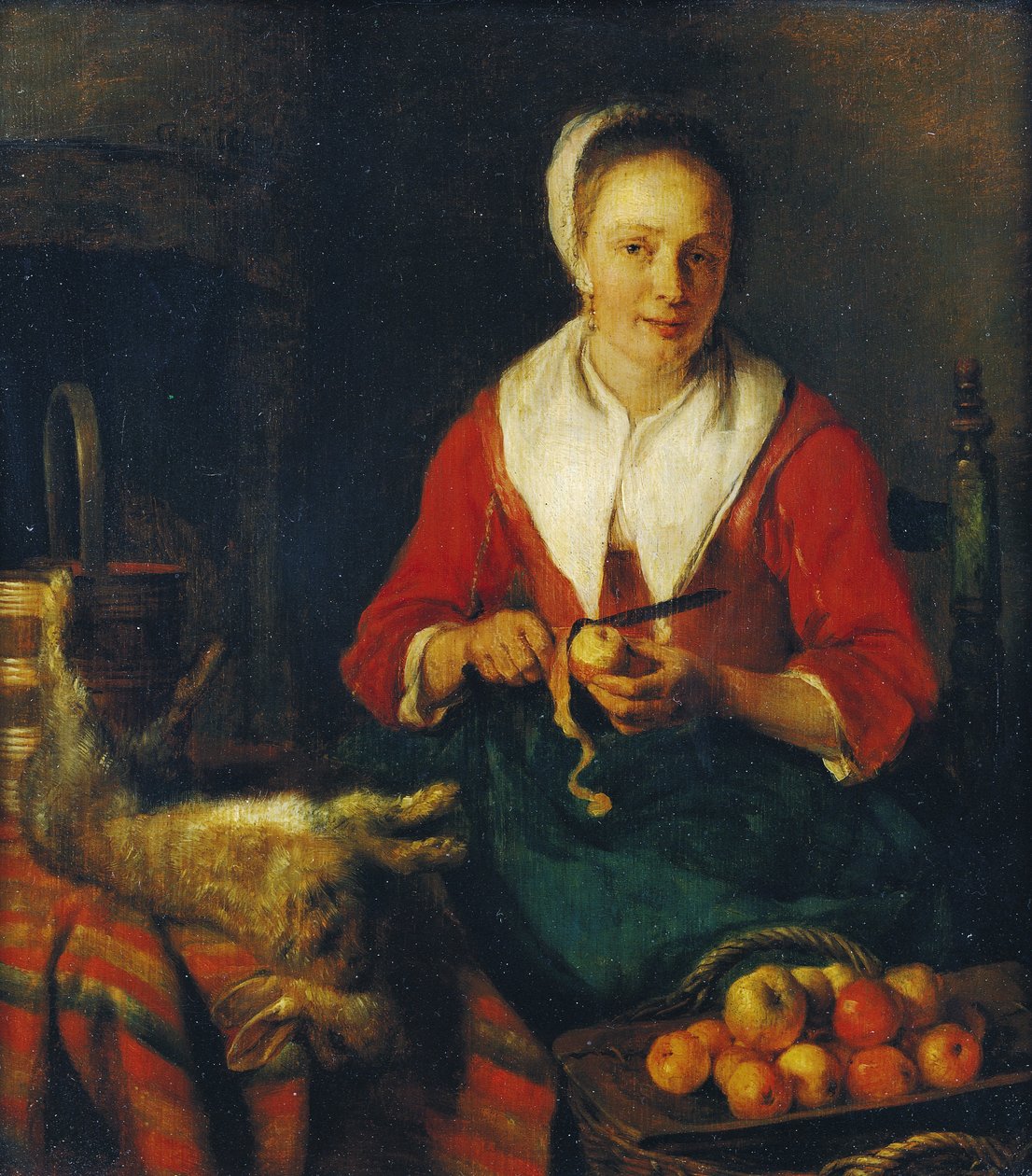 Æbleskrælleren af Gabriel Metsu