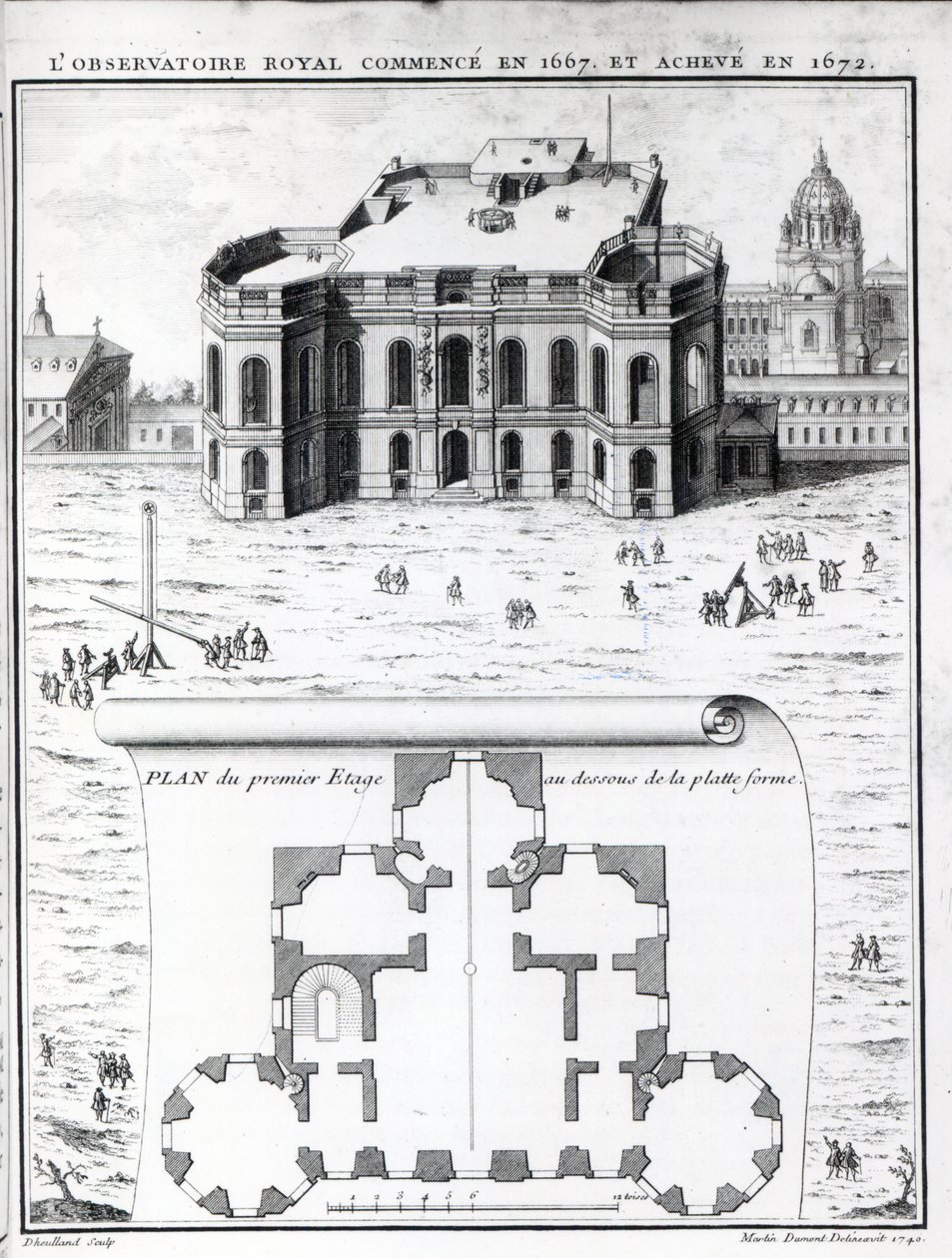 Det Kongelige Observatorium i Paris, 1741 af Gabriel Pierre Martin Dumont