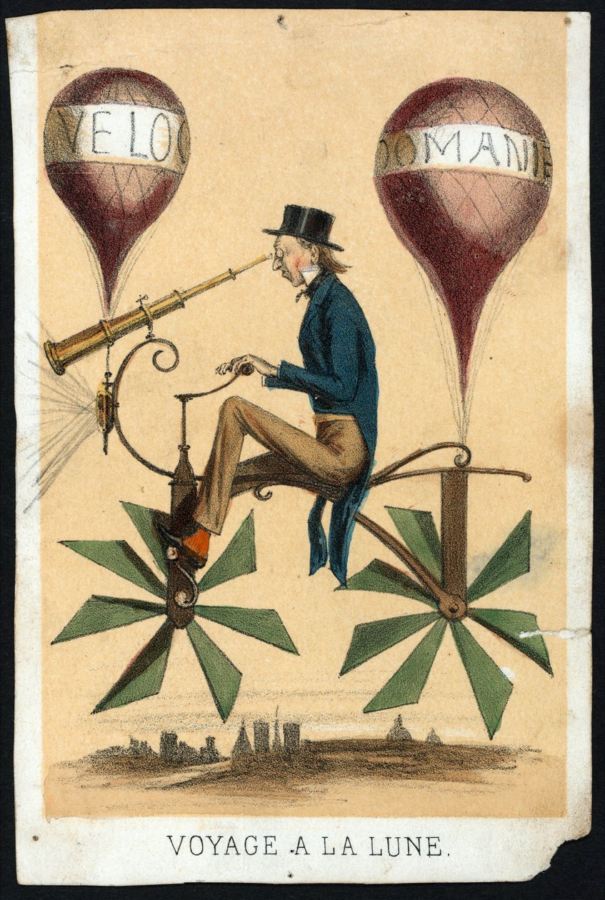 Rejsen til månen af Gabriel (1838 1910) Gostiaux