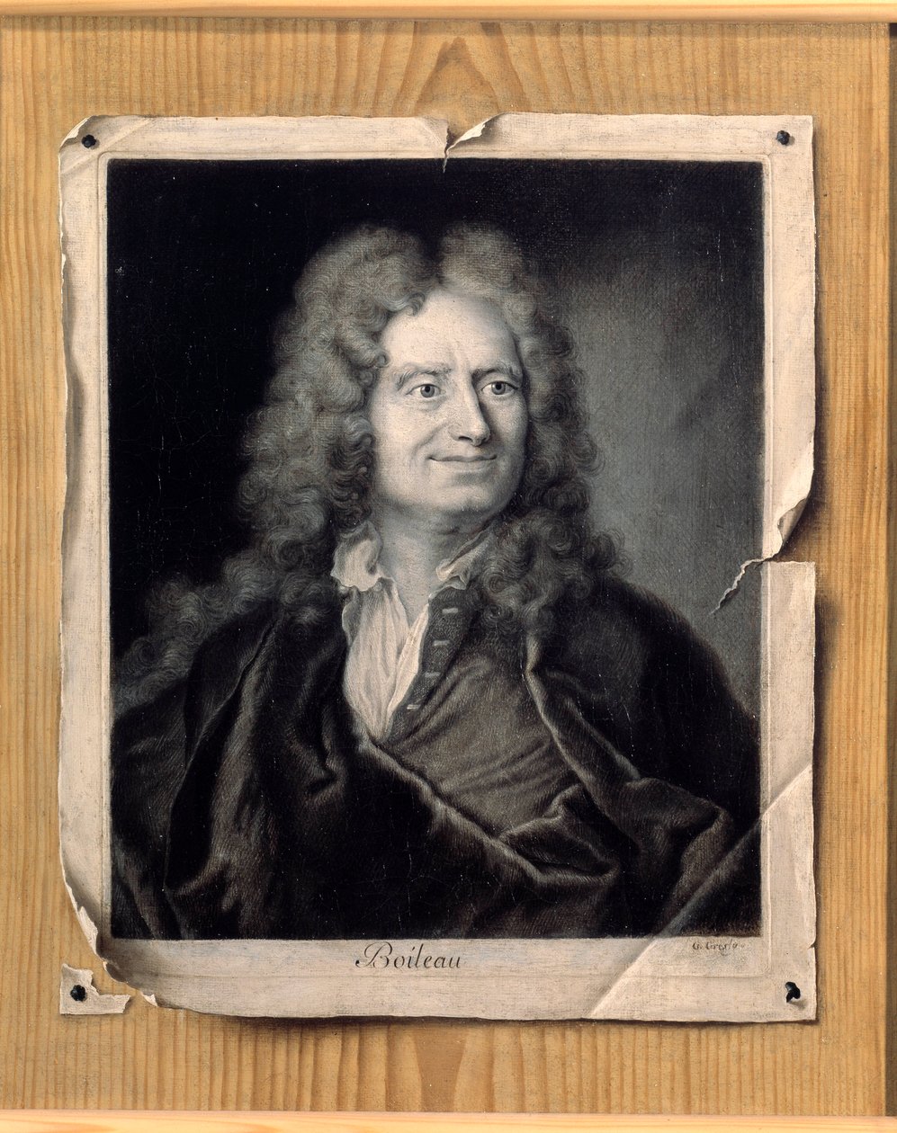 Portræt af Nicolas Boileau (1636-1711) af Gabriel Gresly