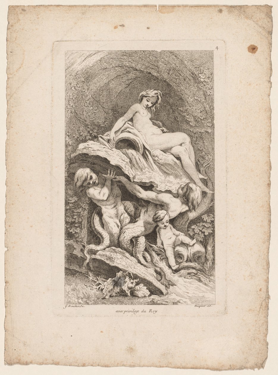 Springvandsbog: nr. 4, ca. 1736. af Gabriel Huquier