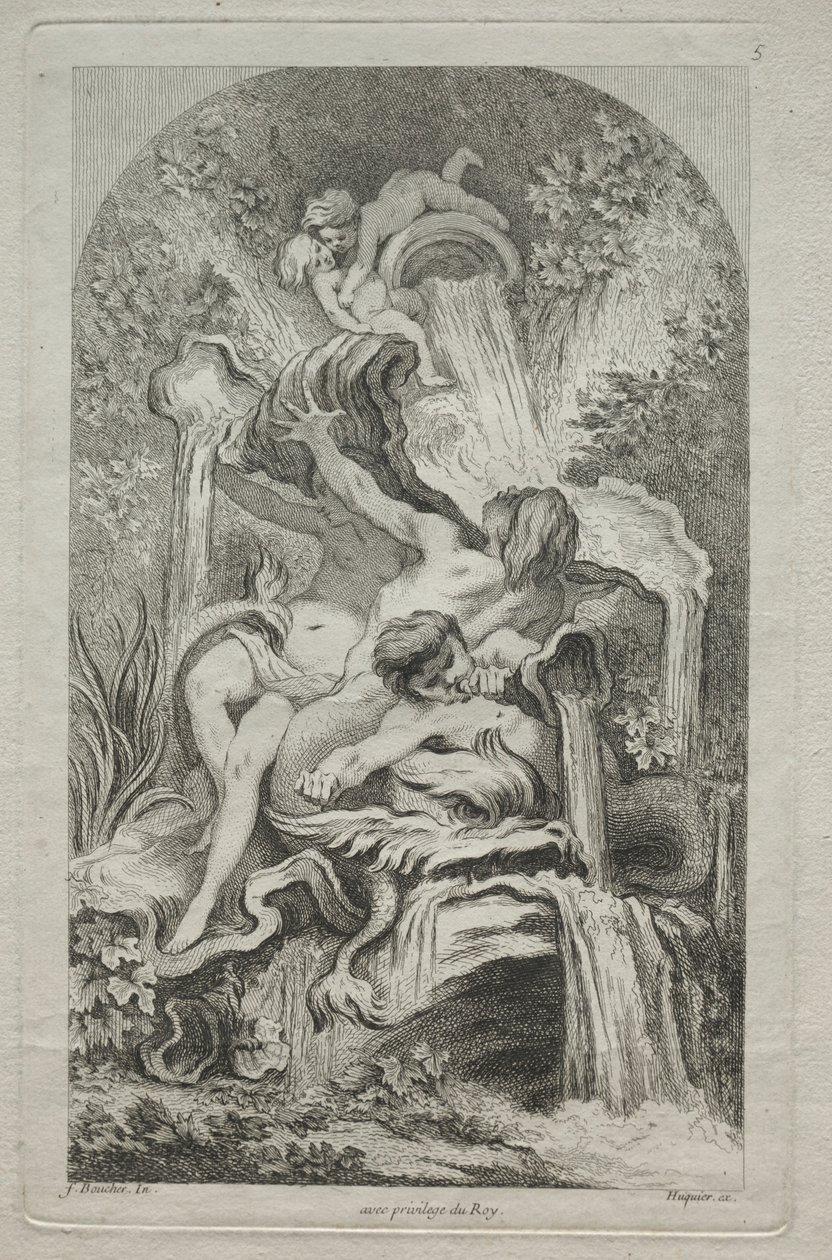 Springvandsbog: nr. 5, ca. 1736. af Gabriel Huquier