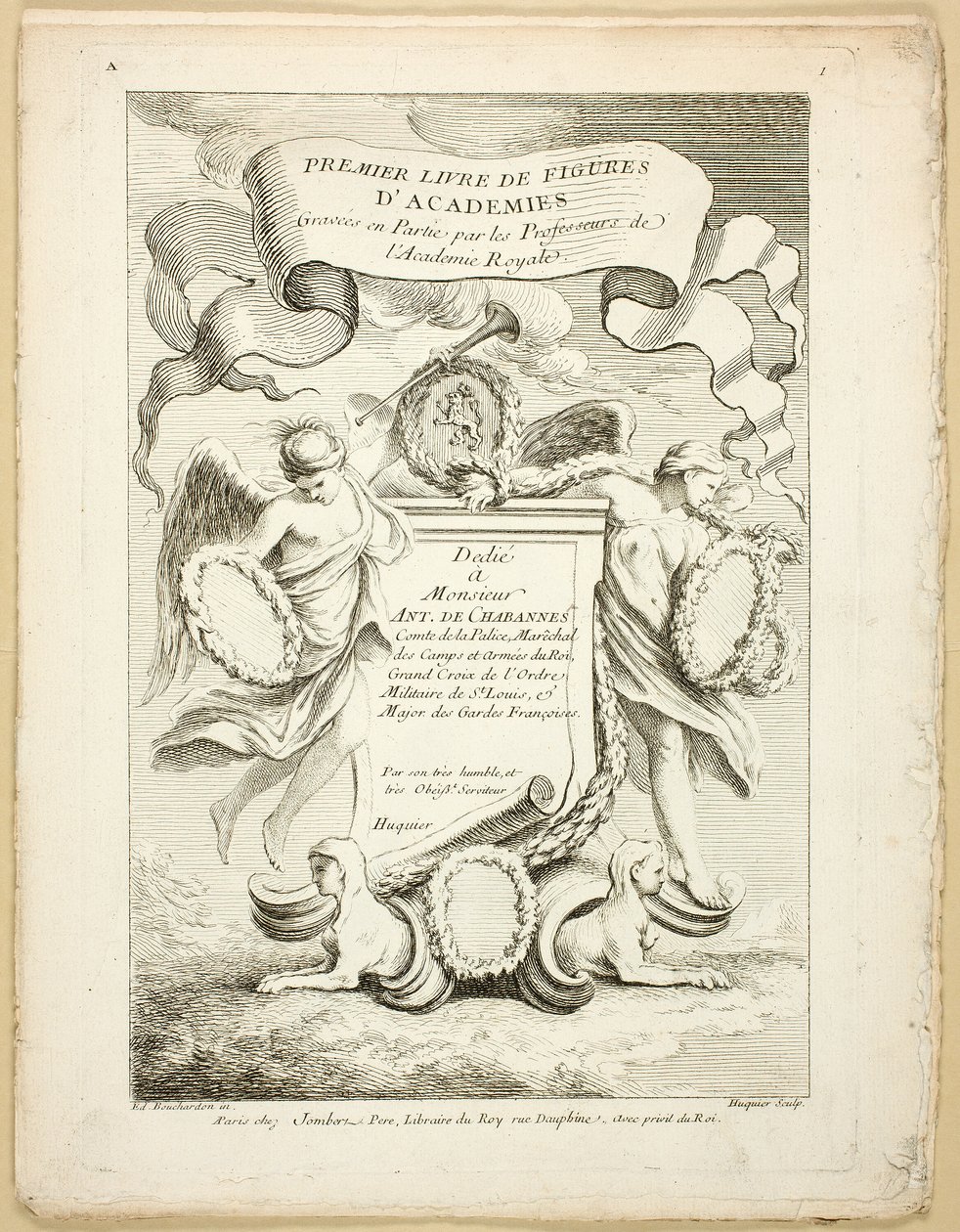 Figur (recto og verso), fra Premier livre de figures d