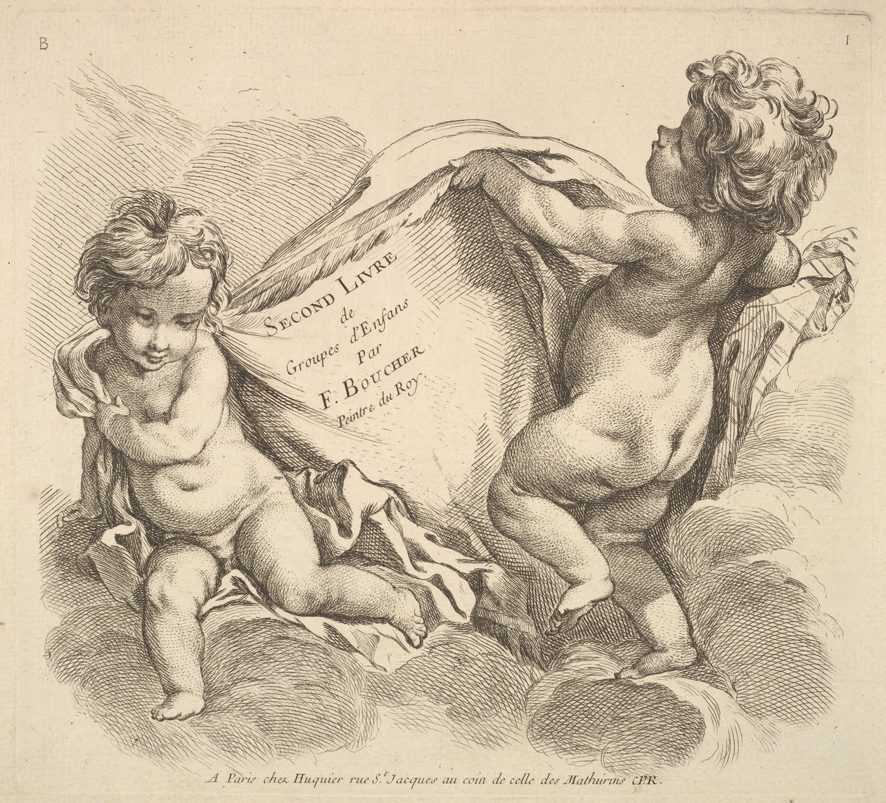 Frontispice, 1738-45. af Gabriel Huquier