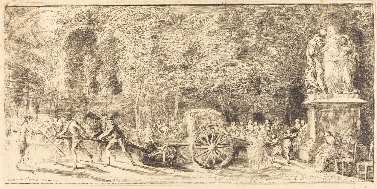 Vandingstønden [øverste halvdel] af Gabriel Jacques de Saint Aubin