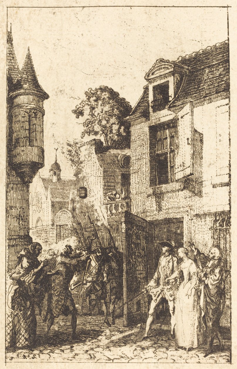 Vi tænker aldrig på alt af Gabriel Jacques de Saint Aubin