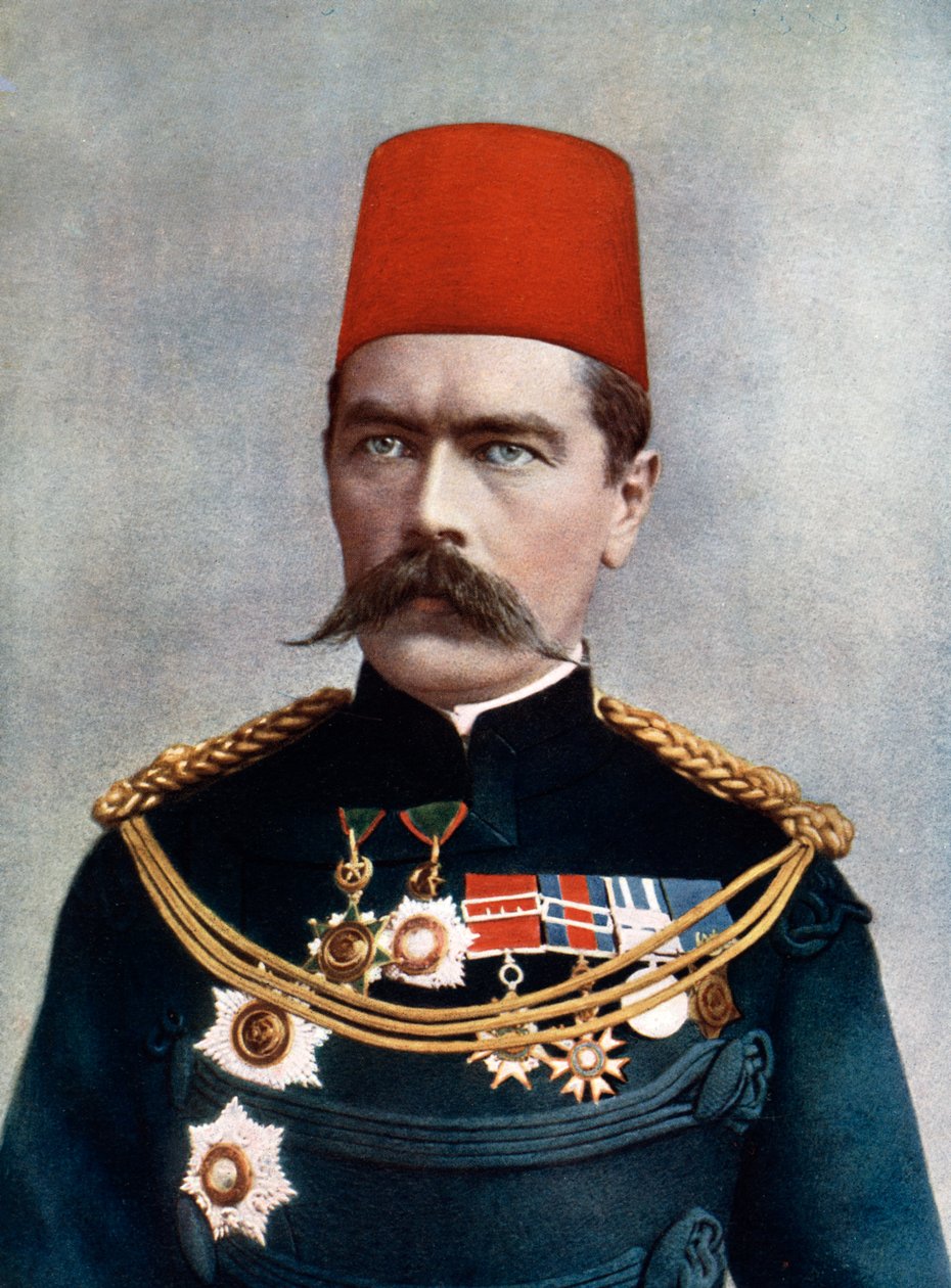 Horatio Herbert Kitchener, 1st Earl Kitchener, britisk feltmarskal, diplomat og statsmand, 1902. af Gabriel Lekegian