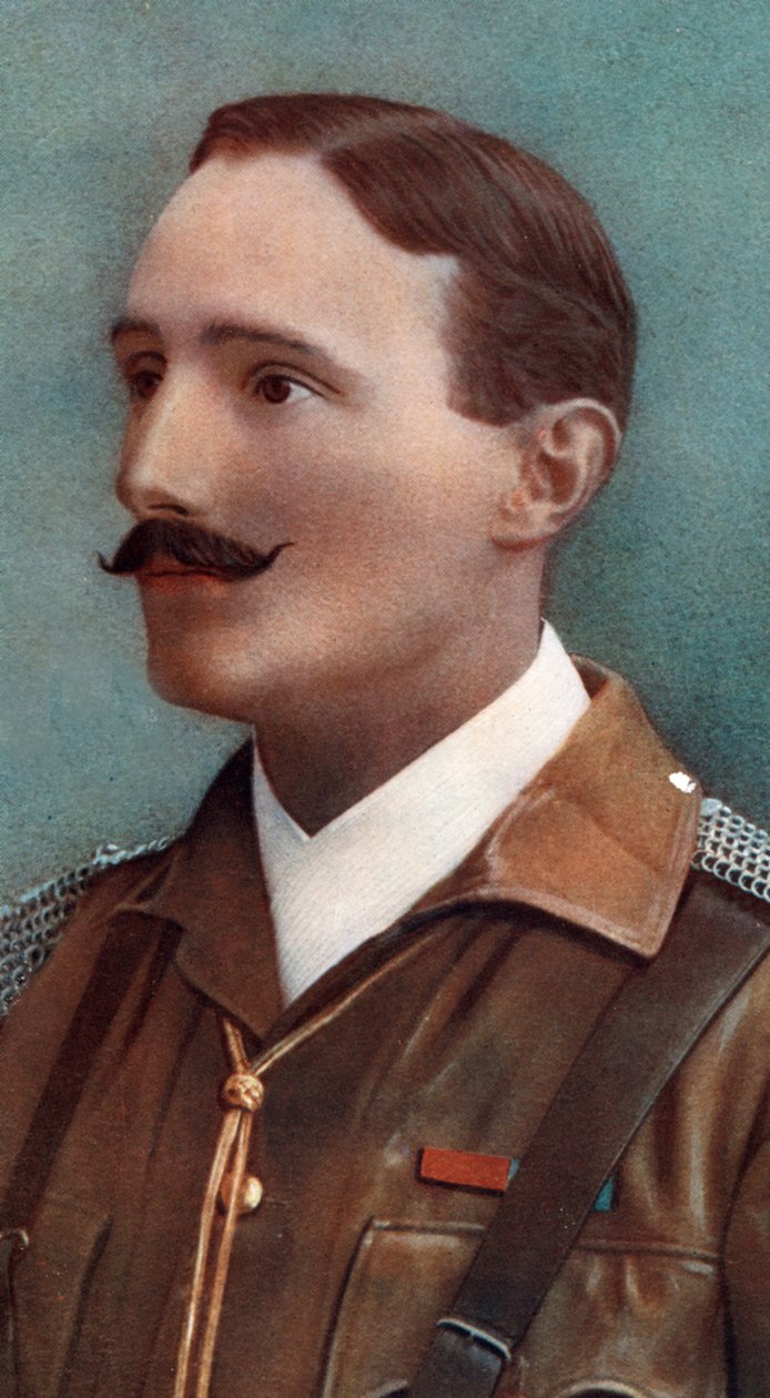 Raymond Harvey de Montmorency, VC, Commanding Montmorencys Scouts, c1900 1902. af Gabriel Lekegian