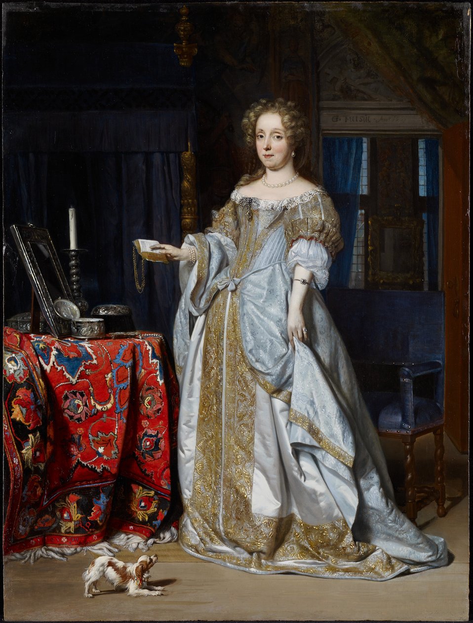 Portræt af en Dame af Gabriel Metsu