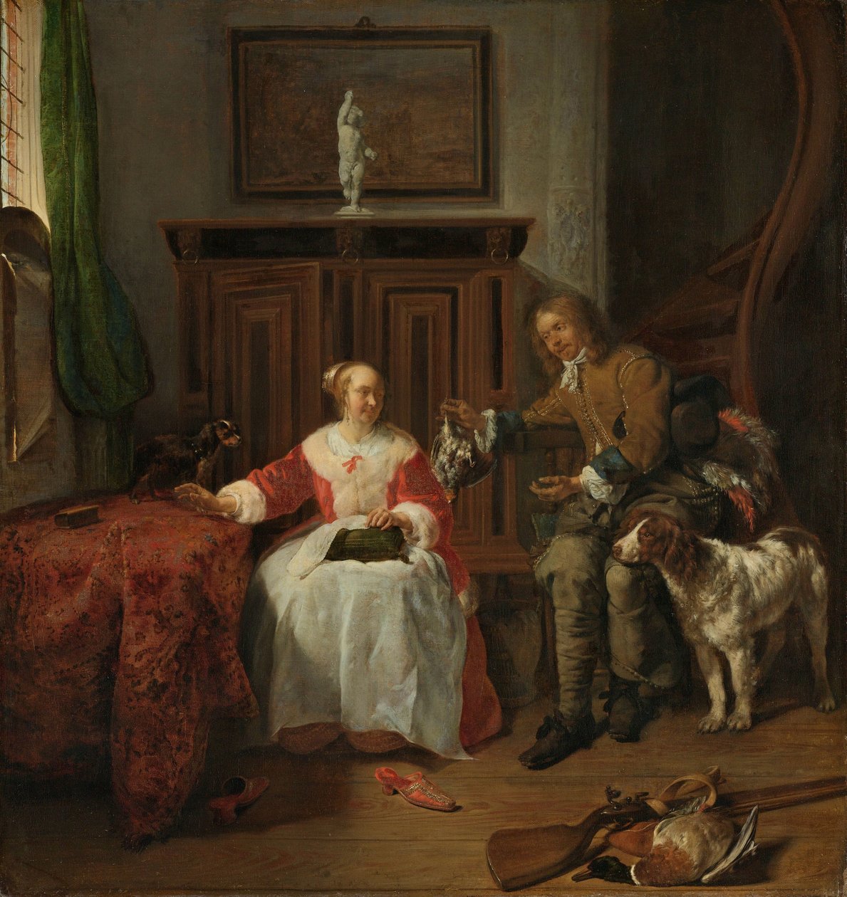 Jægerens gave Jægerens gave af Gabriel Metsu