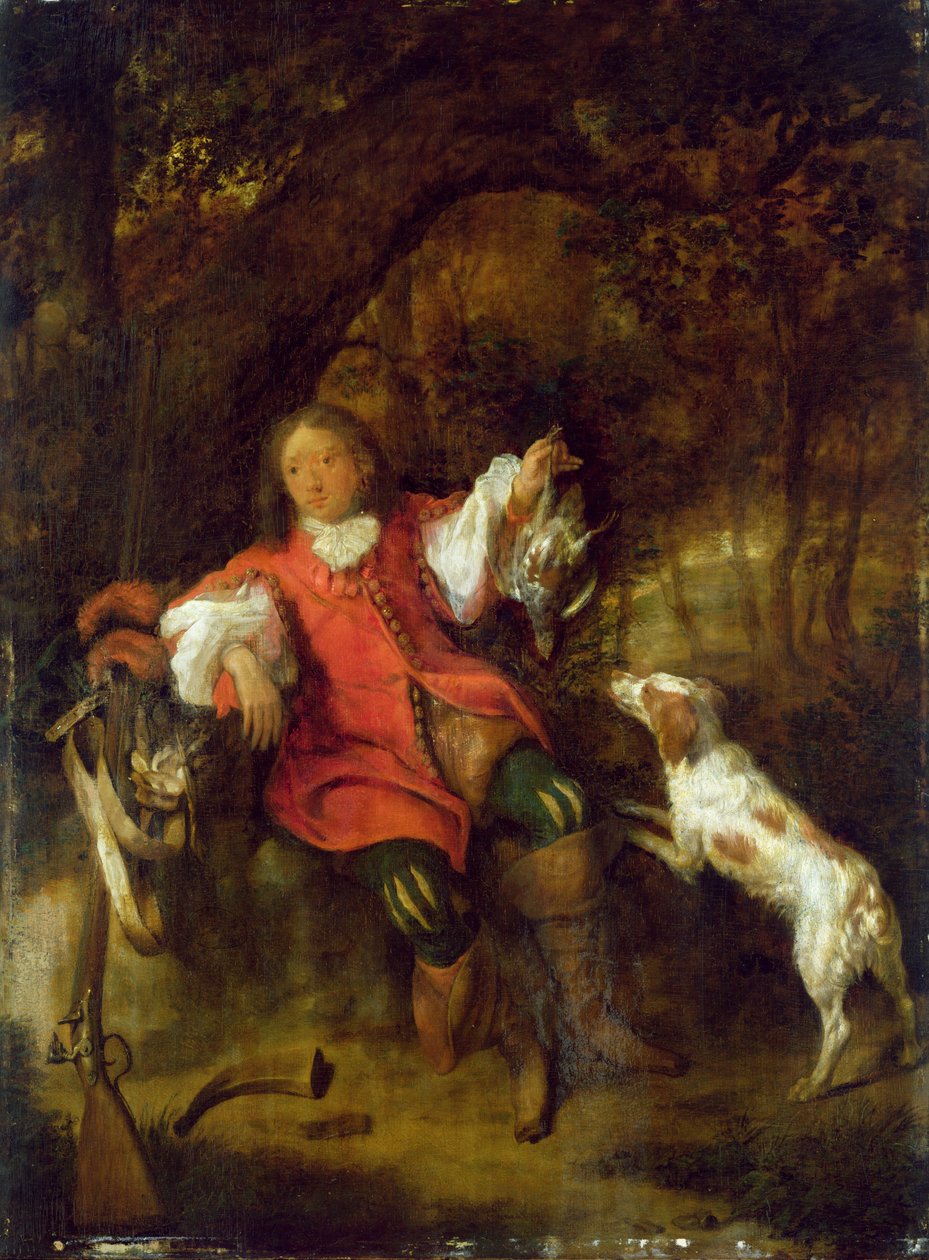 Jagtmanden af Gabriel Metsu